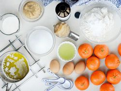 طرز پخت کیک نارنگی برفی
