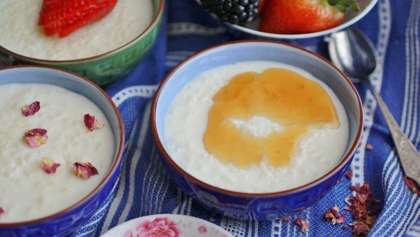 دستور پخت شیر برنج دسر ایرانی